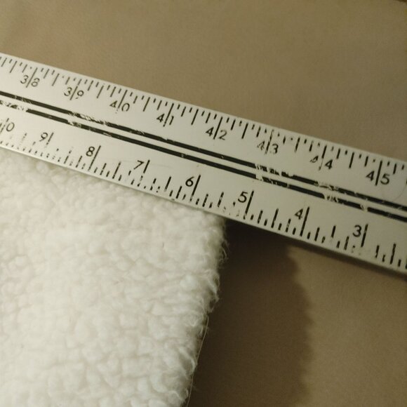 JC Penneys White Long Robe Vintage Meduim Pockets Fleece Housecoat Cozy - Picture 8 of 12